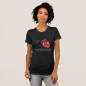 Liebe I Kardiologie T-Shirt (Vorne ganz)