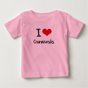 Liebe I Karnevale Baby T-shirt