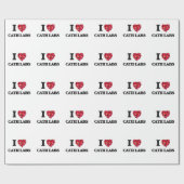 Liebe I Kathedralen-Labradore Geschenkpapier (Flach)