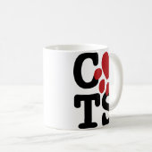 Liebe I Katzen Kaffeetasse (VorderseiteRechts)