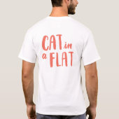Liebe I Katzen-Sitzen T-Shirt (Rückseite)