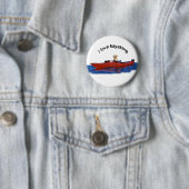Liebe I kayaking (gelber Labrador) 2 Button (Beispiel)