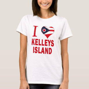 Liebe I Kelleys Insel, Ohio T-Shirt
