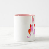 Liebe I Kimberly-Tasse Zweifarbige Tasse (Mittel)