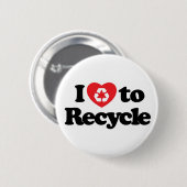 Liebe I, Knopf zu recyceln Button (Vorne & Hinten)