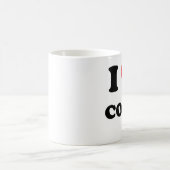 Liebe I Kohle Kaffeetasse (Mittel)
