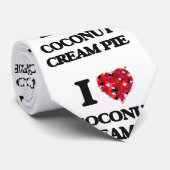 Liebe I Kokosnuss-Sahnetorte Krawatte (Gerollt)