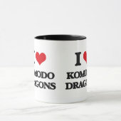 Liebe I Komodo Drachen Tasse (Zentrum)