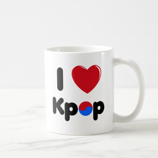 Liebe I Kpop Tasse (Rechts)
