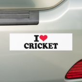 Liebe I Kricket Autoaufkleber (Auf Auto)