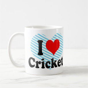 Liebe I Kricket Kaffeetasse