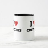 Liebe I Krücken Tasse (Zentrum)