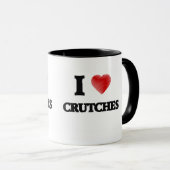 Liebe I Krücken Tasse (VorderseiteRechts)