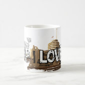 Liebe I LA - Los Angeles #1 Kaffeetasse (Mittel)