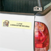 Liebe I Labrador-Retriever! Autoaufkleber (Auf Lkw)