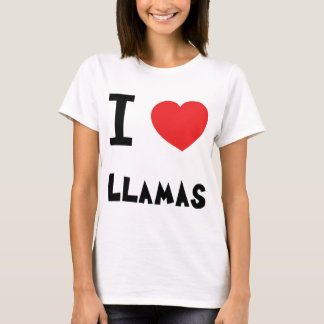 Liebe I Lamas T-Shirt