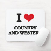 Liebe I Land und Western Mousepad (Mit Mouse)