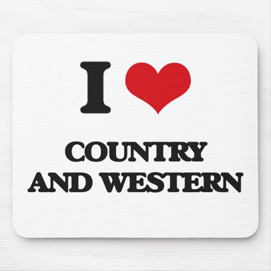 Liebe I Land und Western Mousepad (Vorne)