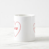 Liebe, i-Liebe Sie Kaffeetasse (Mittel)
