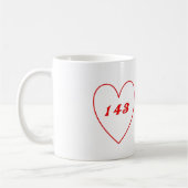 Liebe, i-Liebe Sie Kaffeetasse (Links)