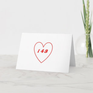 Liebe, i-Liebe Sie Karte