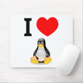 Liebe I Linux Mousepad (Mit Mouse)