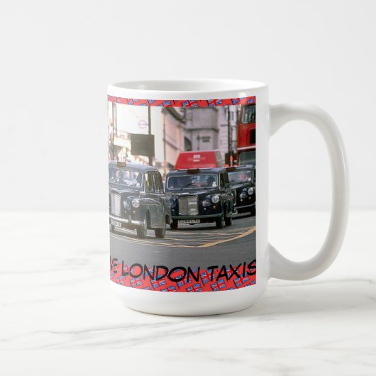 Liebe I London-Taxis Kaffeetasse (Rechts)