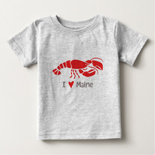 Liebe I Maine-Hummer Baby T-shirt