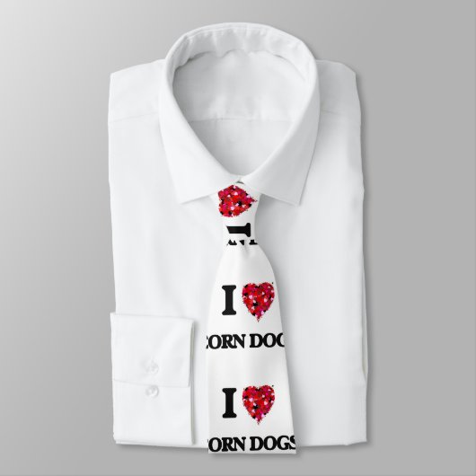 Liebe I Mais-Hunde Krawatte (Gebunden)