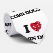 Liebe I Mais-Hunde Krawatte (Gerollt)