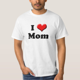 Liebe I Mama, großen roten Herz Mommas Jungen-T - T-Shirt