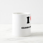 Liebe I Mantel-Und-Dolch Kaffeetasse (Mittel)