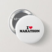 Liebe I Marathon Button (Vorne & Hinten)