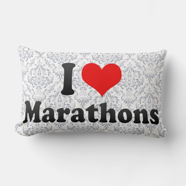 Liebe I Marathons Lendenkissen (Vorderseite)