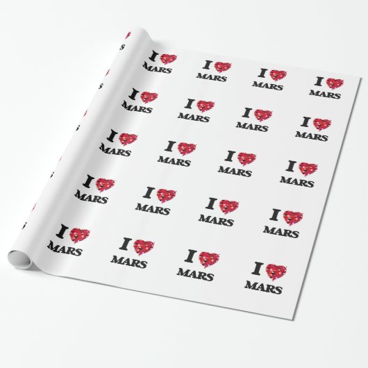 Liebe I Mars Geschenkpapier (Ungerollt)