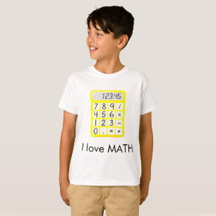 Liebe I Mathe-Taschenrechner T-Shirt