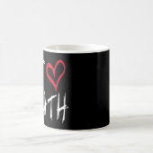 Liebe I Mathe-Tasse Kaffeetasse (Mittel)