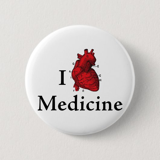 Liebe I Medizin Button (Vorderseite)
