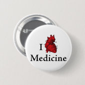 Liebe I Medizin Button (Vorne & Hinten)
