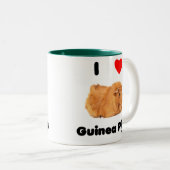 Liebe I Meerschweinchen-Tasse Zweifarbige Tasse (VorderseiteRechts)