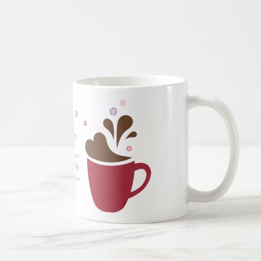 Liebe I ___mehr als der Kaffee, rot Kaffeetasse (Rechts)