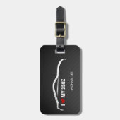 Liebe I mein 350Z Gepäckanhänger (Vorderseite vertikal)