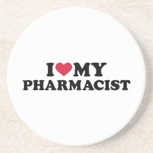 Liebe I mein Apotheker Untersetzer