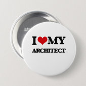 Liebe I mein Architekt Button (Vorne & Hinten)