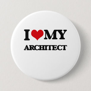 Liebe I mein Architekt Button