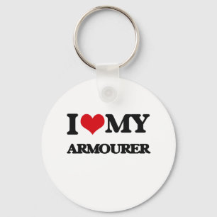 Liebe I mein Armourer Schlüsselanhänger