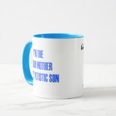 Liebe I mein autistischer Sohn - einzigartige Tasse (Vorderseite Links)