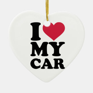 Liebe I mein Auto Keramik Ornament