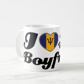 Liebe I mein Bajan Freund Kaffeetasse (Vorderseite Links)