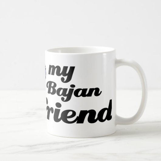 Liebe I mein Bajan Freund Kaffeetasse (Rechts)